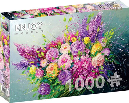 ENJOY Puzzle Kytice růží pro ni 1000 dílků
