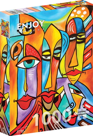 ENJOY Puzzle Tváře Bico 1000 dílků