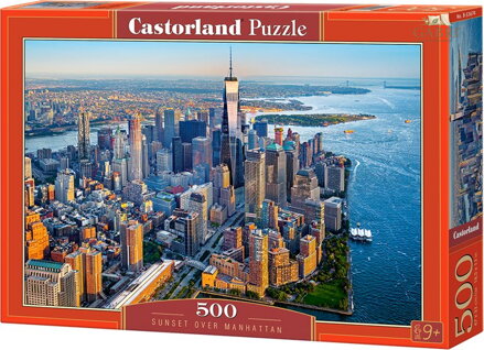 CASTORLAND Puzzle Západ slunce nad Manhatnem 500 dílků