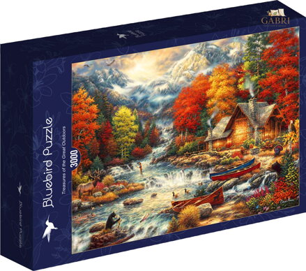 BLUEBIRD Puzzle Poklady divočiny 3000 dílků