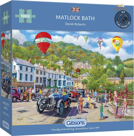 GIBSONS Puzzle Vesnice Matlock Bath 1000 dílků