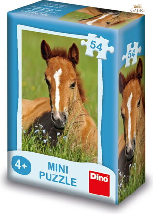 DINO Puzzle Zvířátka - Hříbě 54 dílků
