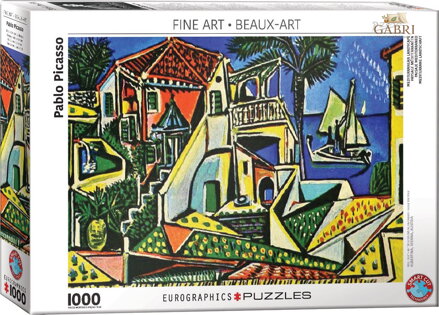 EUROGRAPHICS Puzzle Středomořská krajina 1000 dílků