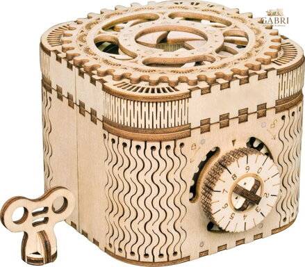 ROBOTIME Rokr 3D dřevěné puzzle Trezor 158 dílků