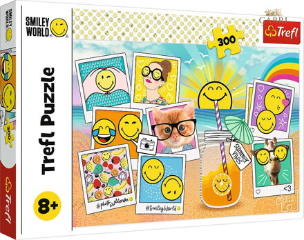TREFL Puzzle Smiley na dovolené 300 dílků