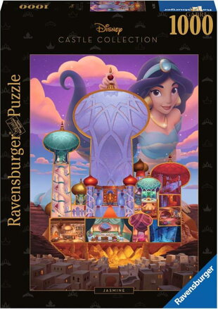 RAVENSBURGER Puzzle Disney Castle Collection: Jasmína 1000 dílků
