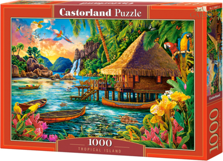 CASTORLAND Puzzle Tropický ostrov 1000 dílků