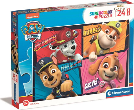 CLEMENTONI Puzzle Tlapková patrola MAXI 24 dílků