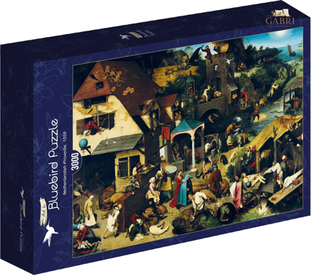 BLUEBIRD Puzzle Nizozemská přísloví (1559) 3000 dílků