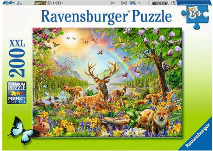 RAVENSBURGER Puzzle Lesní zvířata XXL 200 dílků