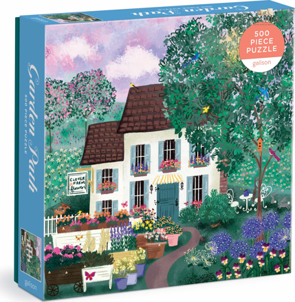 GALISON Čtvercové puzzle Zahradní cesta 500 dílků