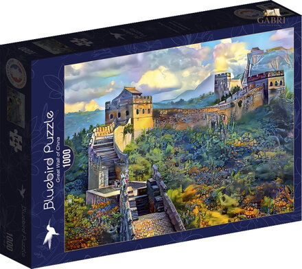 BLUEBIRD Puzzle Velká čínská zeď, Čína 1000 dílků