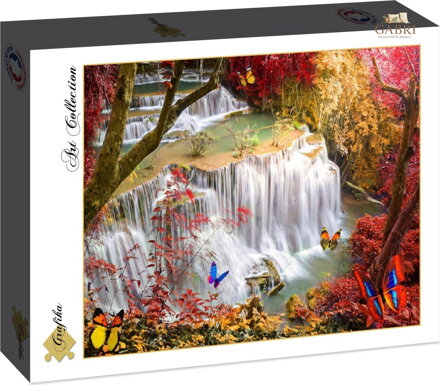 GRAFIKA Puzzle Vodopád v hlubokém lese 2000 dílků