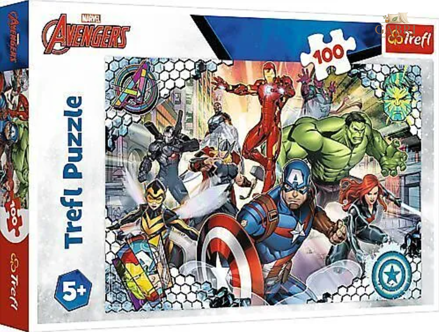 TREFL Puzzle Slavní Avengers 100 dílků