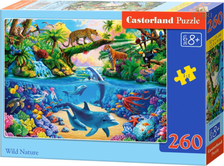 CASTORLAND Puzzle Divoká příroda 260 dílků