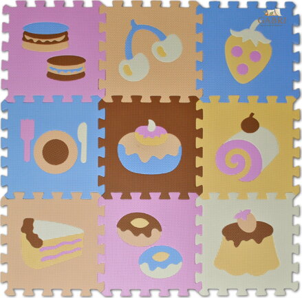Pěnové puzzle Dobroty (28x28)