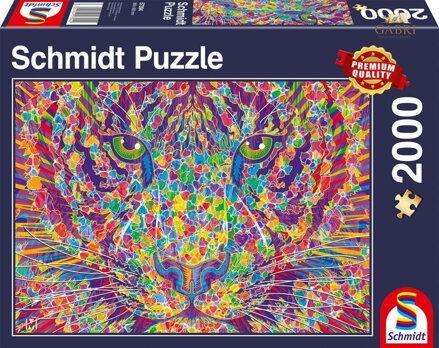 SCHMIDT Puzzle Divokost v tygřím srdci 2000 dílků