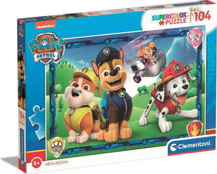CLEMENTONI Puzzle Tlapková patrola: Přátelé 104 dílků