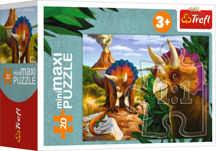 TREFL Puzzle Svět dinosaurů: Triceratops 20 dílků