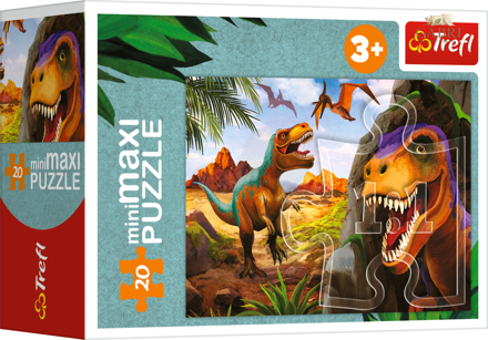 TREFL Puzzle Svět dinosaurů: Tyrannosaurus rex 20 dílků