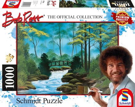 SCHMIDT Puzzle Bob Ross: Osamělý most 1000 dílků