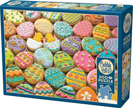 COBBLE HILL Puzzle Velikonoční sušenky 500 dílků