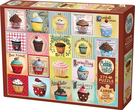 COBBLE HILL Puzzle Cupcake Cafe XL 275 dílků