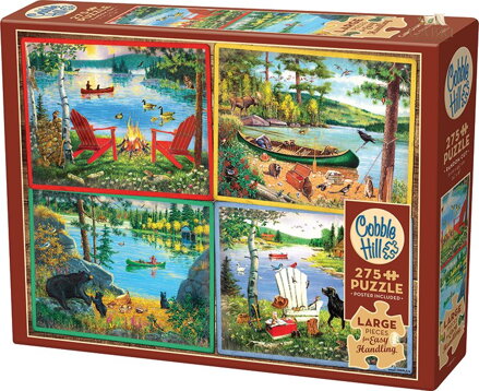 COBBLE HILL Puzzle Země chatařů XL 275 dílků