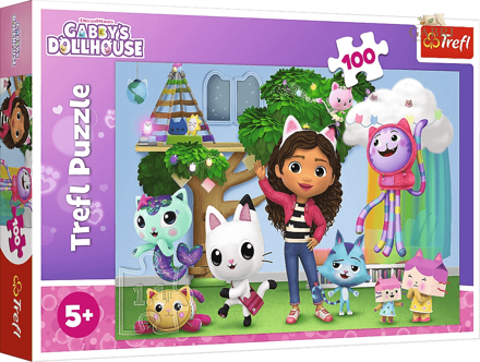 TREFL Puzzle Gábinin kouzelný domek 100 dílků