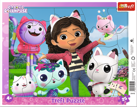 TREFL Puzzle Gábinin kouzelný domek 25 dílků