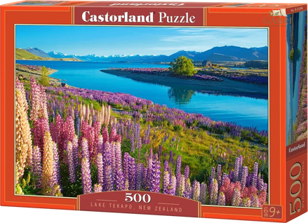 CASTORLAND Puzzle Jezero Tekapo, Nový Zéland 500 dílků
