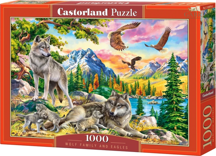 CASTORLAND Puzzle Vlčí rodinka 1000 dílků