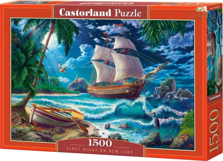 CASTORLAND Puzzle První noc na novém území 1500 dílků