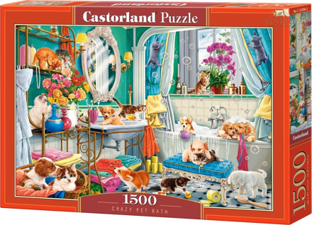 CASTORLAND Puzzle Bláznivá koupel 1500 dílků