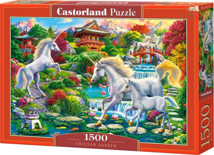 CASTORLAND Puzzle Zahrada jednorožců 1500 dílků