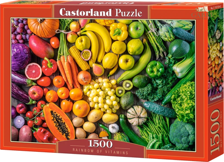 CASTORLAND Puzzle Vitamínová duha 1500 dílků