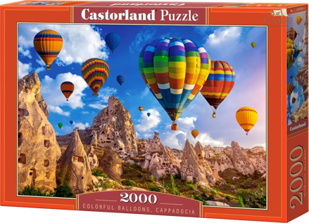 CASTORLAND Puzzle Barevné balony, Kappadokie 2000 dílků