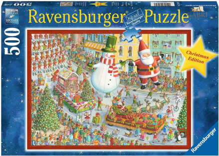 RAVENSBURGER Puzzle Přichází Vánoce 500 dílků