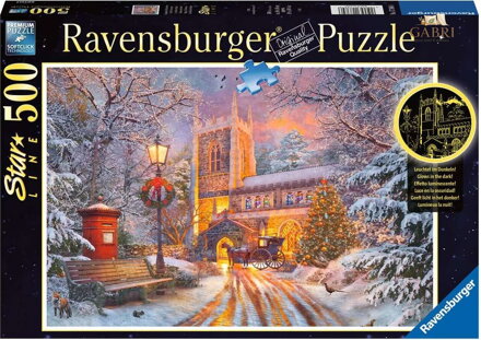 RAVENSBURGER Svítící puzzle Vánoční zátiší 500 dílků