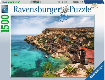 RAVENSBURGER Puzzle Vesnička Popeye, Malta 1500 dílků