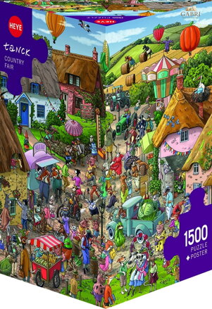 HEYE Puzzle Venkovský jarmark 1500 dílků
