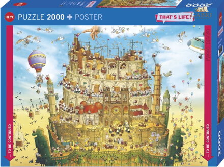 HEYE Puzzle That's Life: Vysoko 2000 dílků