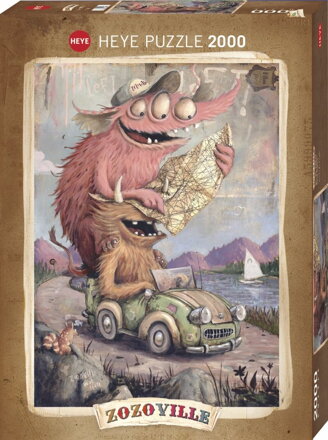HEYE Puzzle Zozoville: Výlet 2000 dílků