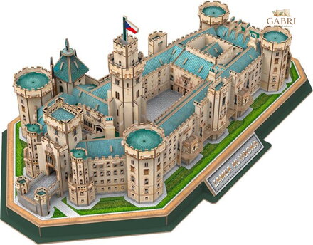 CUBICFUN 3D puzzle Zámek Hluboká 158 dílků