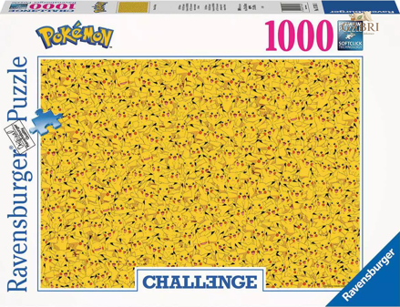 RAVENSBURGER Puzzle Challenge: Pokémon Pikachu 1000 dílků