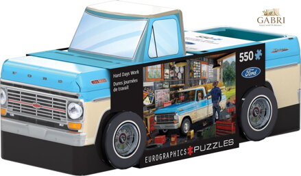 EUROGRAPHICS Puzzle v plechové krabičce Pickup Truck 550 dílků