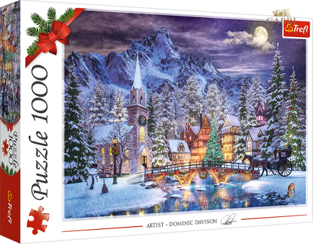 TREFL Puzzle Vánoční atmosféra 1000 dílků