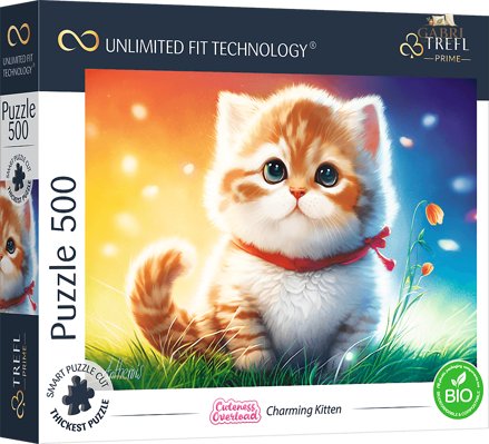 TREFL Puzzle UFT Cuteness Overload: Kouzelné kotě 500 dílků