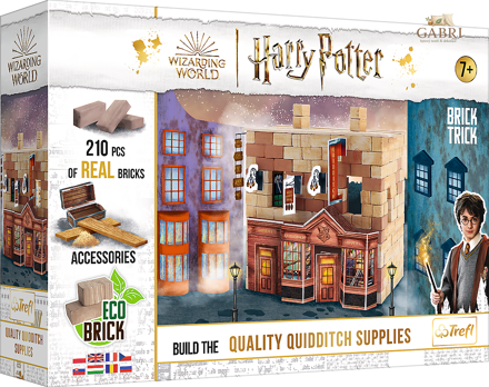 TREFL BRICK TRICK Harry Potter: Prvotřídní potřeby pro famfrpál M 210 dílů