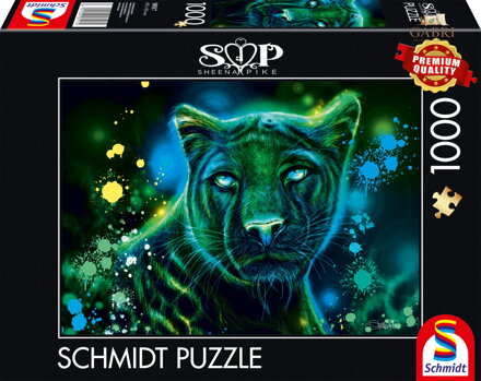 SCHMIDT Puzzle Neon: Panter 1000 dílků